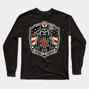 Paramedic Reaper - Textured Long Sleeve T-Shirt